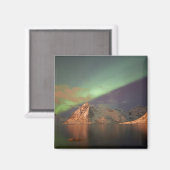 Aurora Borealis, Polarlichter Magnet (Vorderseite/Rückseite)