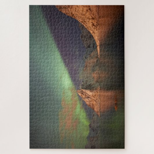 Aurora Borealis, Polarlichter Puzzle (Vertikal)