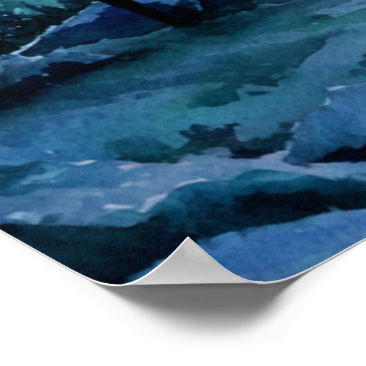 Aurora Borealis Poster (Ecke)