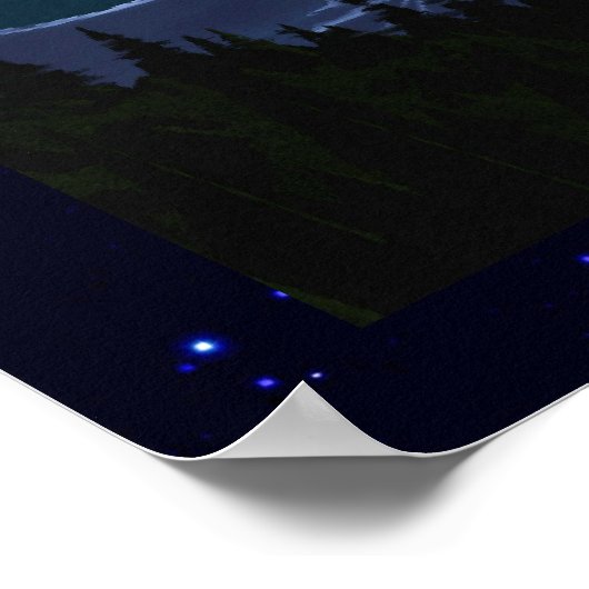 Aurora Borealis Poster (Ecke)