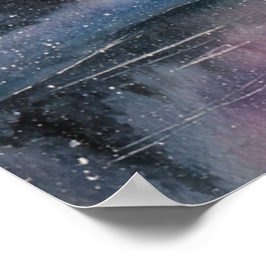 Aurora Borealis Poster (Ecke)