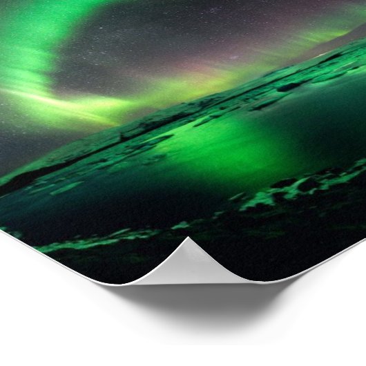 Aurora Borealis Poster (Ecke)