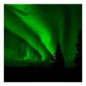 Aurora borealis poster (Vorderseite)