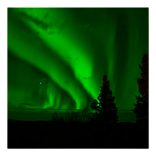 Aurora borealis poster
