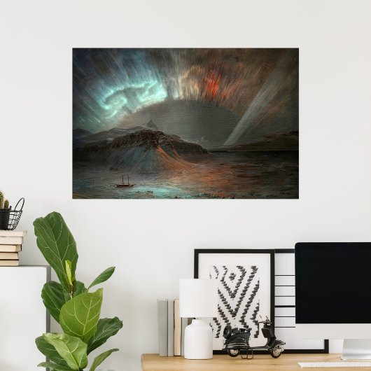 Aurora Borealis Poster (Heimbüro)