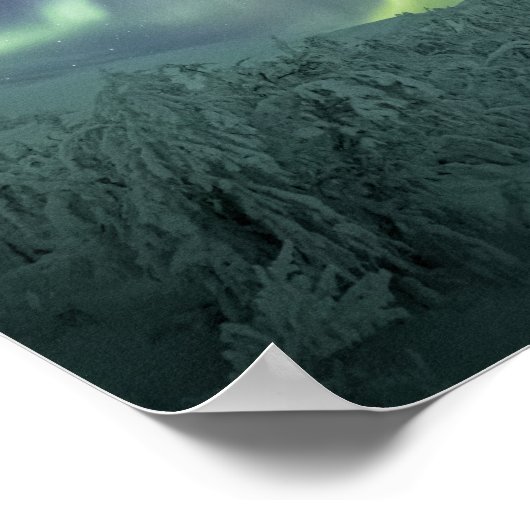 Aurora Borealis Poster (Ecke)