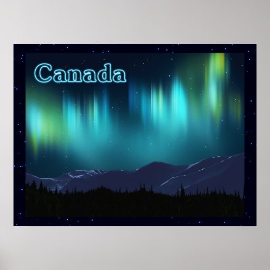Aurora Borealis Poster (Vorne)