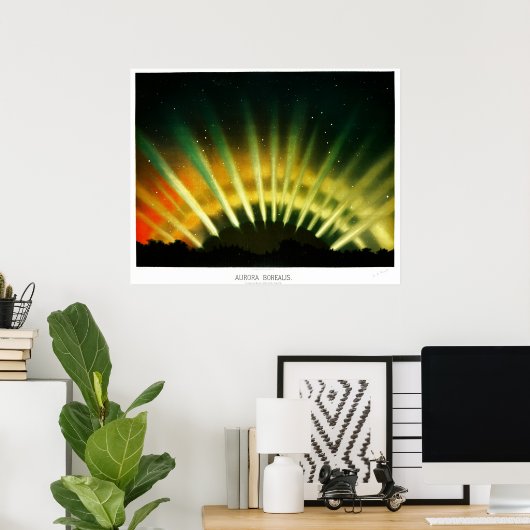 Aurora Borealis Poster (Heimbüro)