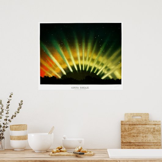 Aurora Borealis Poster (Küche)