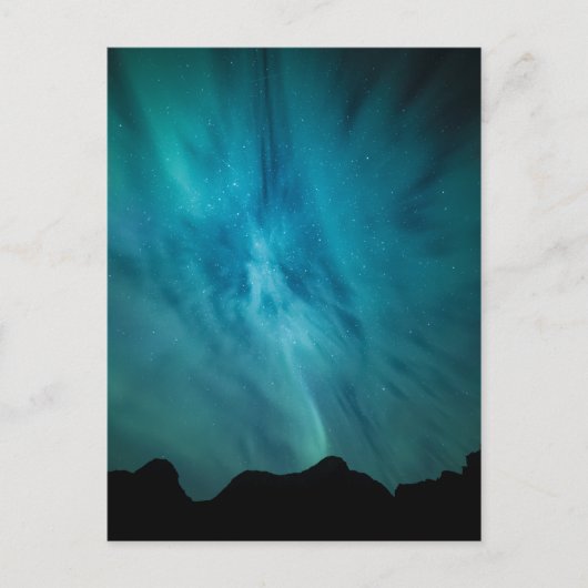 Aurora Borealis Postkarte (Vorderseite)