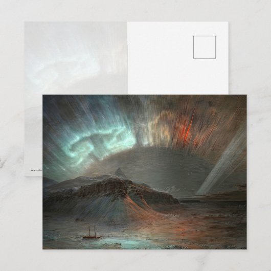 Aurora Borealis Postkarte (Vorne/Hinten)