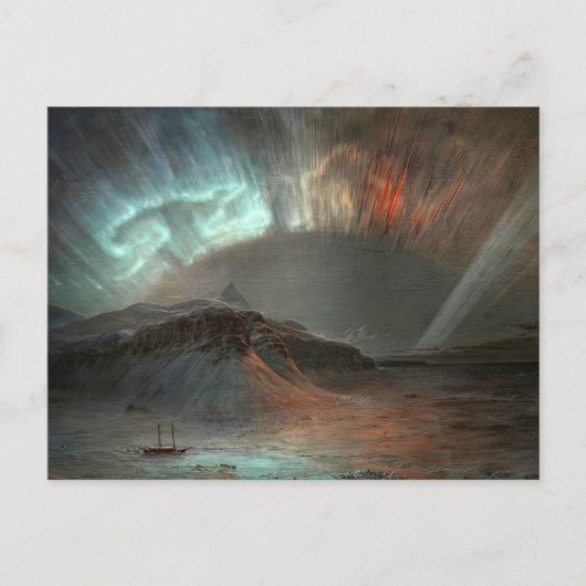 Aurora Borealis Postkarte (Vorderseite)