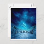 Aurora Borealis Postkarte (Vorne/Hinten)