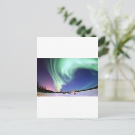 Aurora Borealis Postkarte (Stehend Vorderseite)