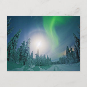 Aurora Borealis Postkarte