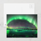 Aurora Borealis Postkarte (Vorne/Hinten)