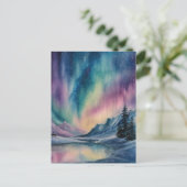 Aurora Borealis Postkarte (Stehend Vorderseite)