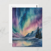Aurora Borealis Postkarte (Vorne/Hinten)