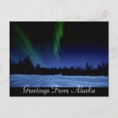 Aurora Borealis Postkarte (Vorderseite)