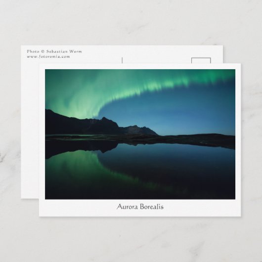 Aurora Borealis Postkarte (Vorne/Hinten)