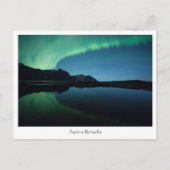 Aurora Borealis Postkarte (Vorderseite)
