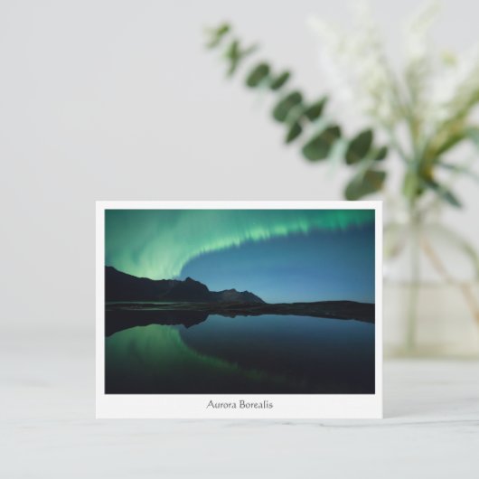 Aurora Borealis Postkarte (Stehend Vorderseite)