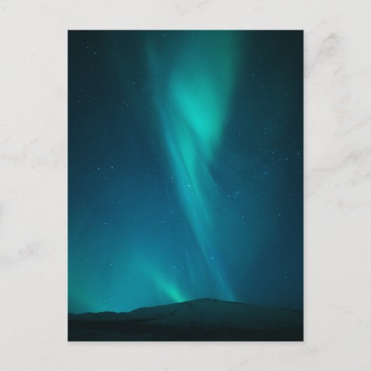 Aurora Borealis Postkarte (Vorderseite)