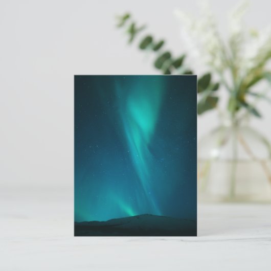 Aurora Borealis Postkarte (Stehend Vorderseite)