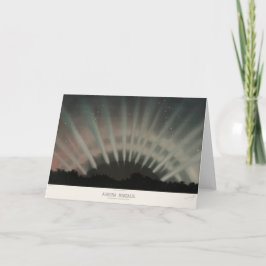 Aurora Borealis Print, Trouvelot, 1881, Wiederherg Karte