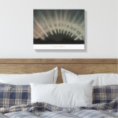 Aurora Borealis Print, Trouvelot, 1881, Wiederherg Leinwanddruck (Insitu (Schlafzimmer))