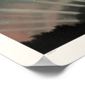 Aurora Borealis Print, Trouvelot, 1881, Wiederherg Poster (Ecke)