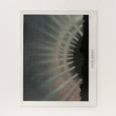 Aurora Borealis Print, Trouvelot, 1881, Wiederherg Puzzle (Vertikal)