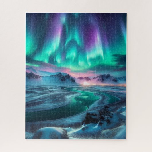 Aurora Borealis Puzzle (Vertikal)