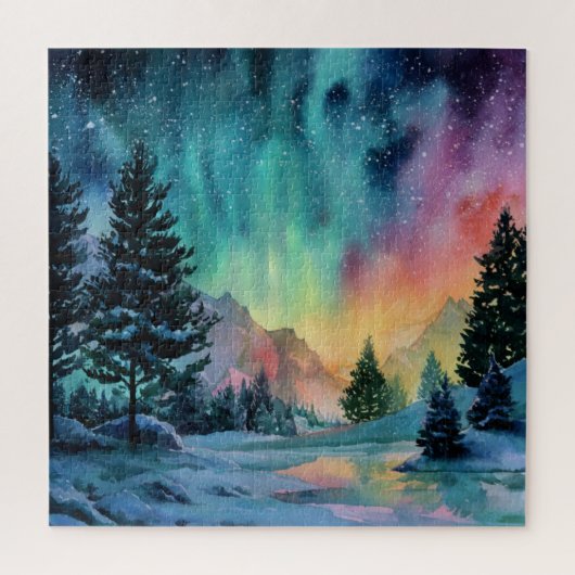 Aurora Borealis Puzzle (Vertikal)