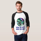 Aurora Borealis Snowboarden Adventure Under T-Shirt (Vorne ganz)