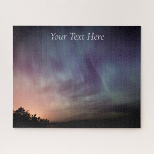 Aurora Borealis Starry Night Stars Sky Winter Jigs Puzzle