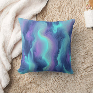 Aurora-Borealis-Swirbel Nordlichter Kissen