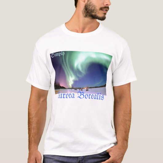 Aurora borealis T-Shirt (Vorderseite)