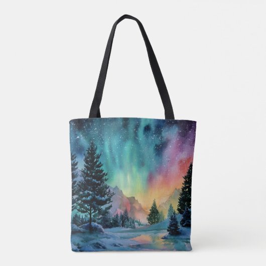 Aurora Borealis Tasche (Rückseite)