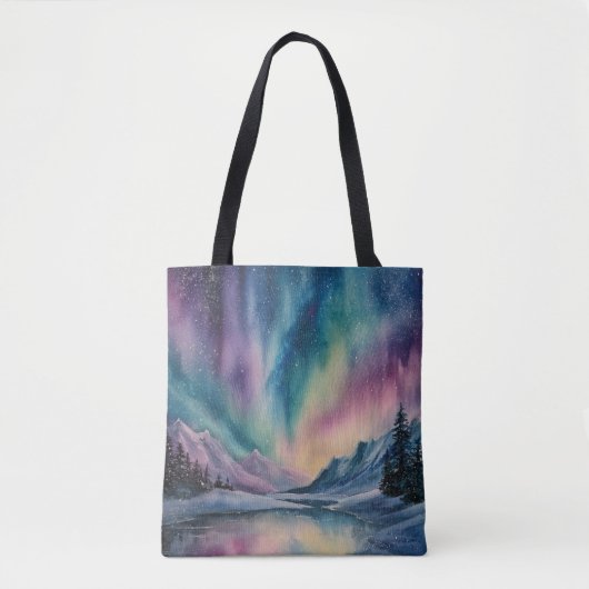 Aurora Borealis Tasche (Vorderseite)