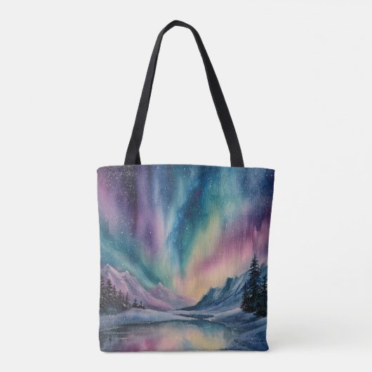 Aurora Borealis Tasche (Rückseite)