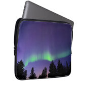 Aurora Borealis & Trees | Manitoba, Kanada Laptopschutzhülle (Vorne Rechts)