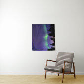 Aurora Borealis & Trees | Manitoba, Kanada Wandteppich (Beispiel)