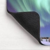 Aurora Borealis über Alaska Mousepad (Ecke)