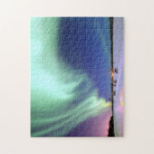 Aurora Borealis über Alaska Puzzle (Vertikal)