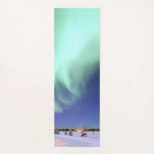 Aurora Borealis über Alaska Yogamatte