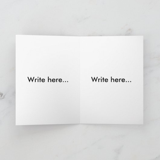 Aurora Borealis über Mosfellsheiði Karte (Innenseite)