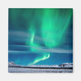 Aurora Borealis über Mosfellsheiði Magnet