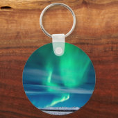 Aurora Borealis über Mosfellsheiði Schlüsselanhänger (Vorderseite)