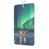 Aurora borealis über Winterkabine Autolufterfrischer (Links)